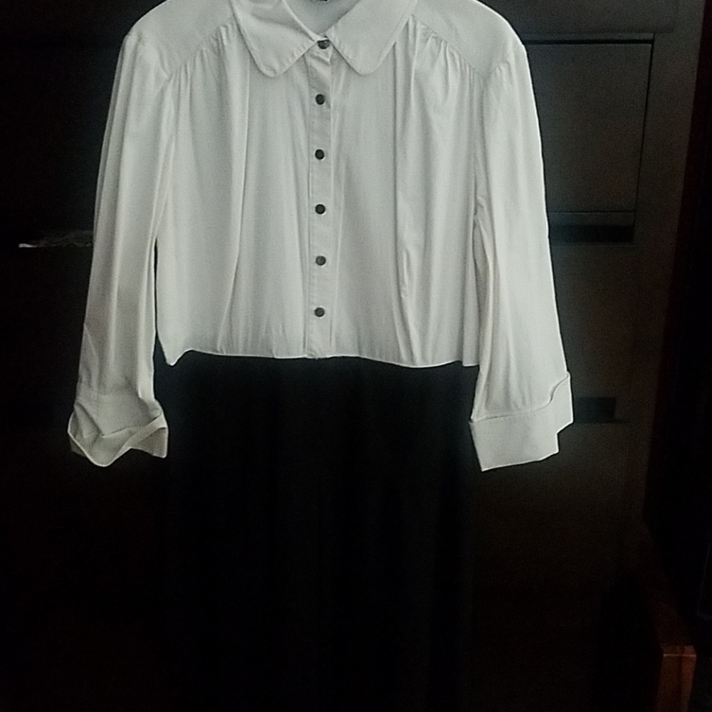 Black and white dress